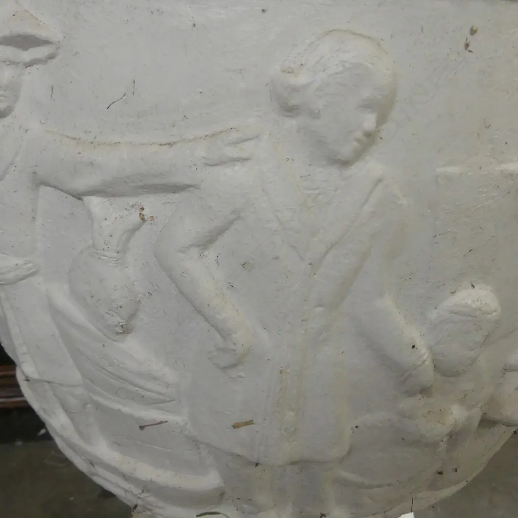 A pair of large 19thC George Boyd pedestal garden urns Image 1++