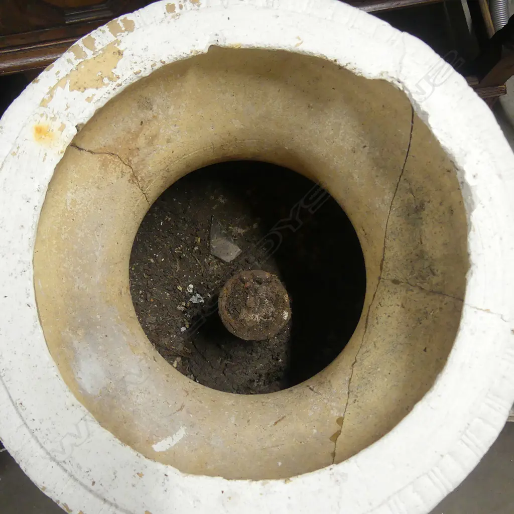 A pair of large 19thC George Boyd pedestal garden urns Image 1++