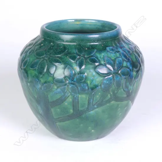 A good Olive Jones decorated vase