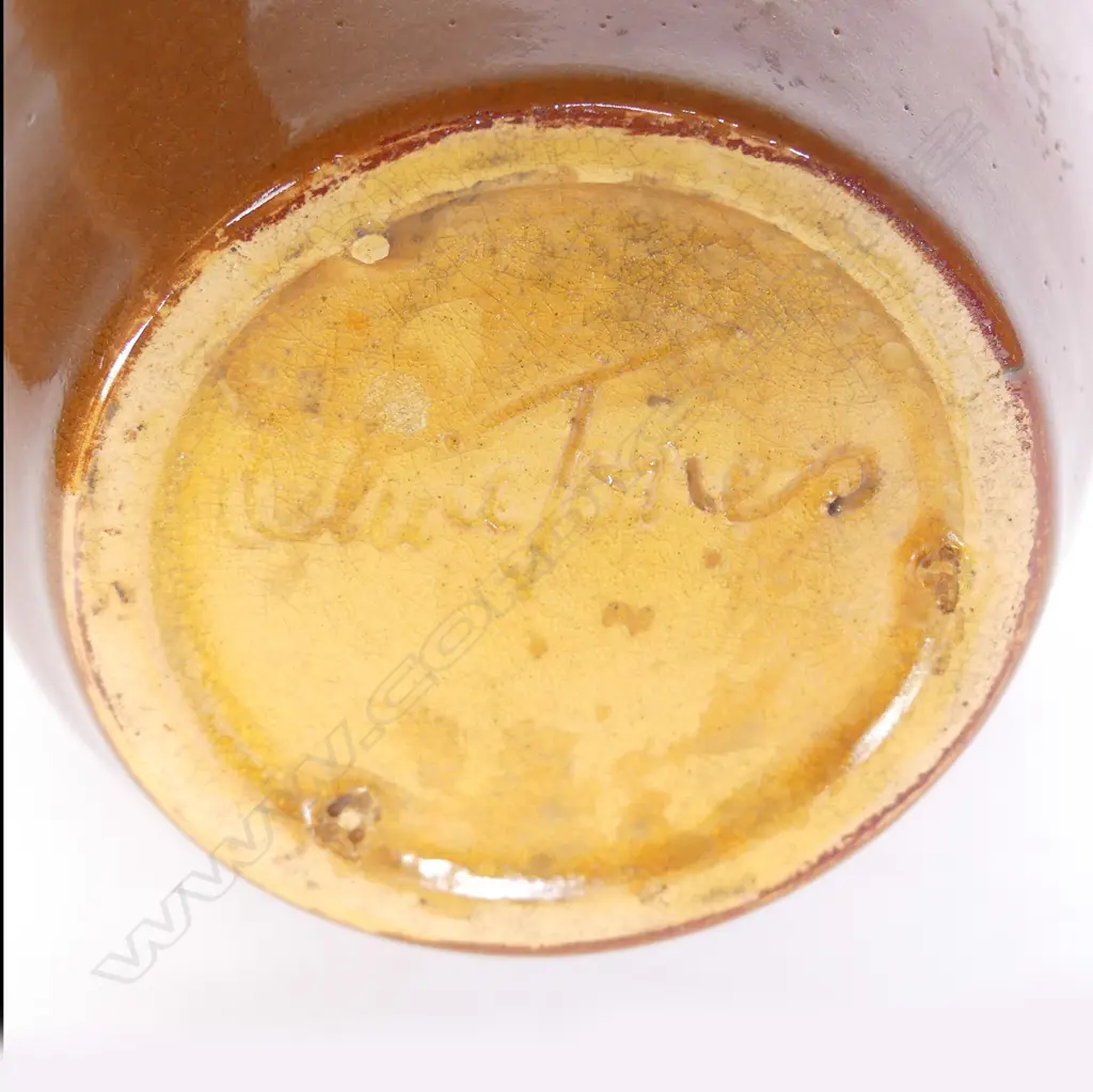 A good Olive Jones decorated vase Image 1++