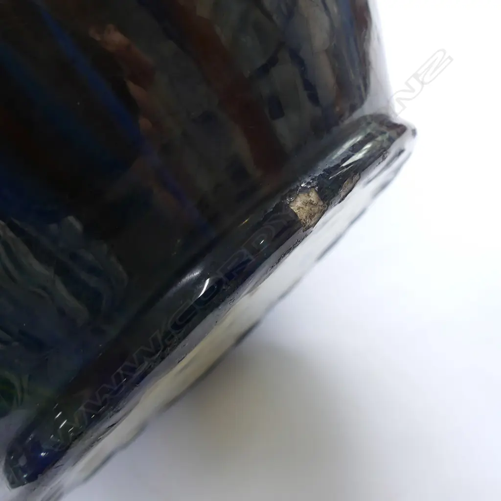 A large and impressive Jova Rancich majolica glazed ovoid vase Image 1++