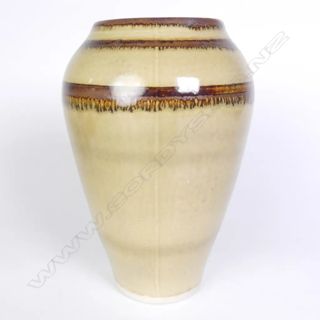 An O.C. Stephens tall ovoid stoneware vase Image 1++