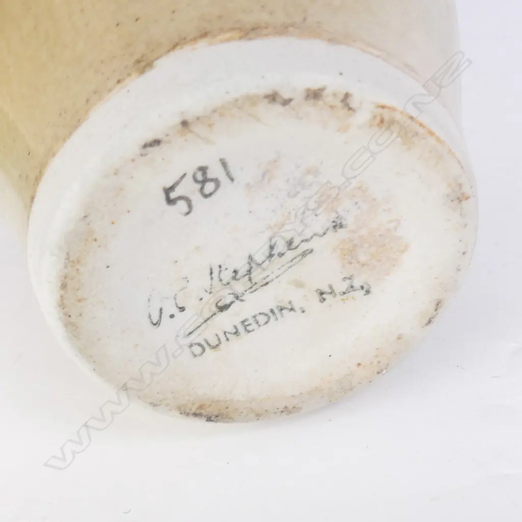 An O.C. Stephens tall ovoid stoneware vase Image 1++