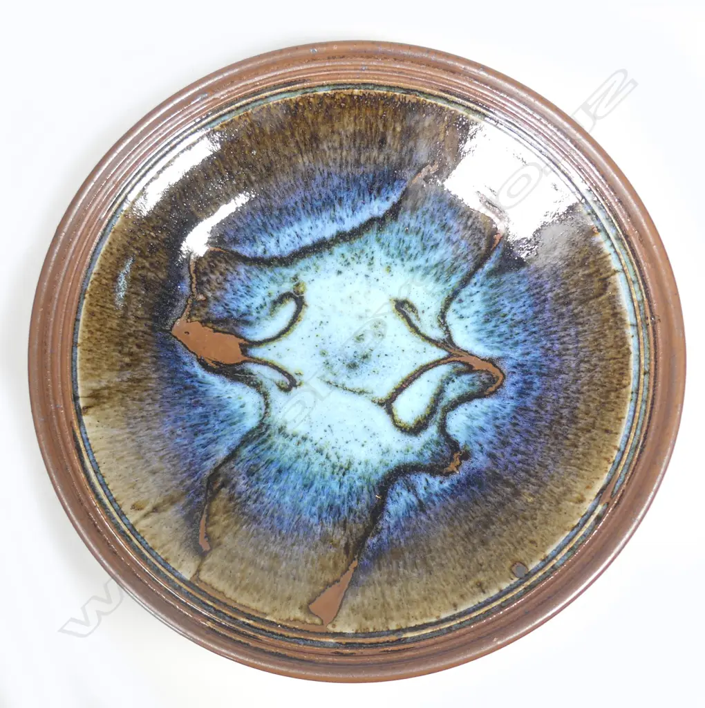 A Len Castle quince blossom stoneware bowl Image 1++