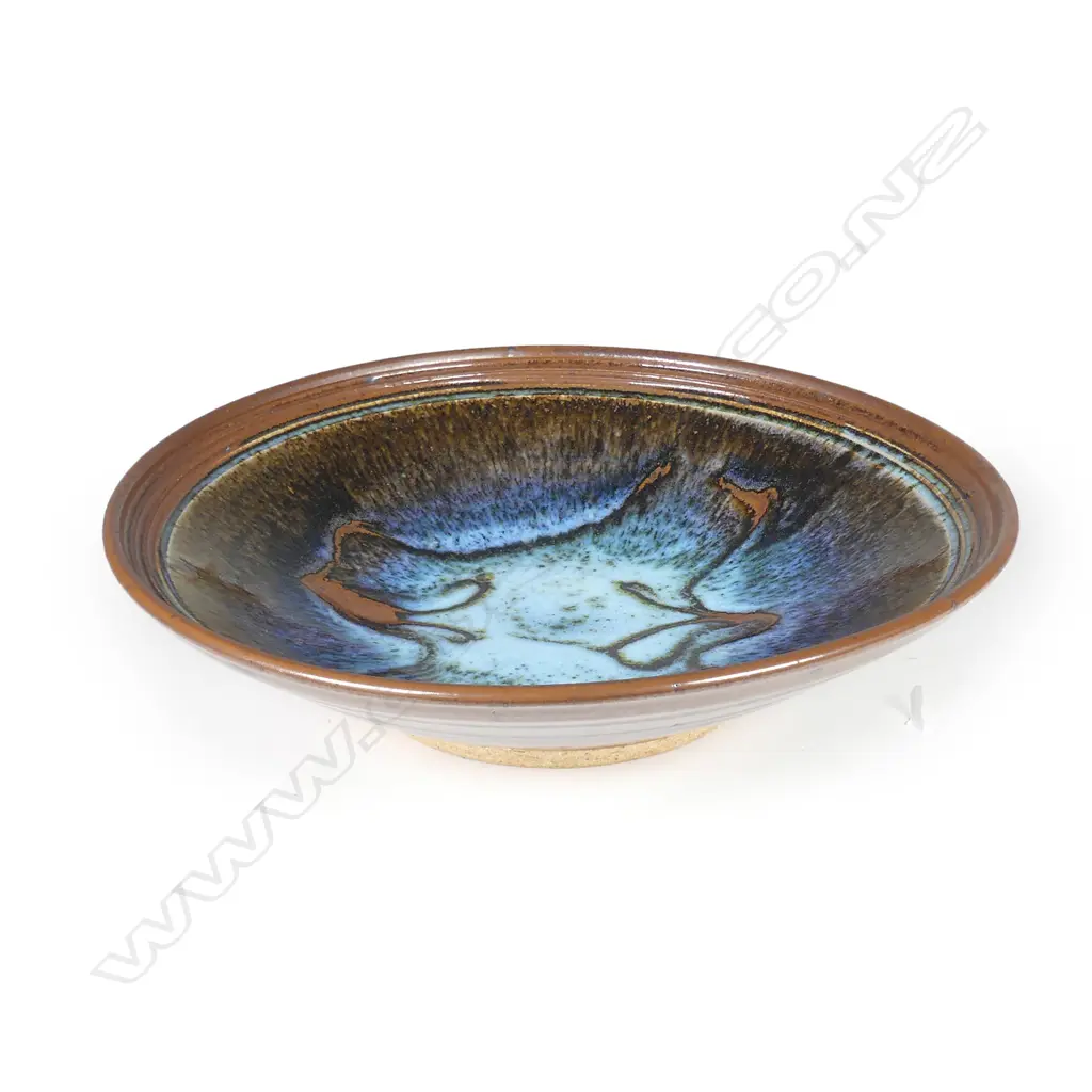 A Len Castle quince blossom stoneware bowl Image 1++