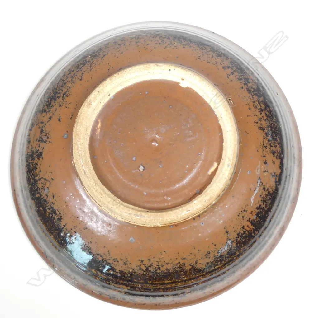 A Len Castle quince blossom stoneware bowl Image 1++