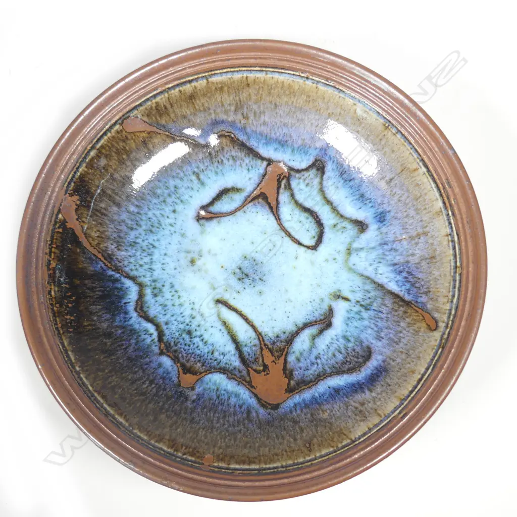 A Len Castle quince blossom stoneware bowl Image 1++