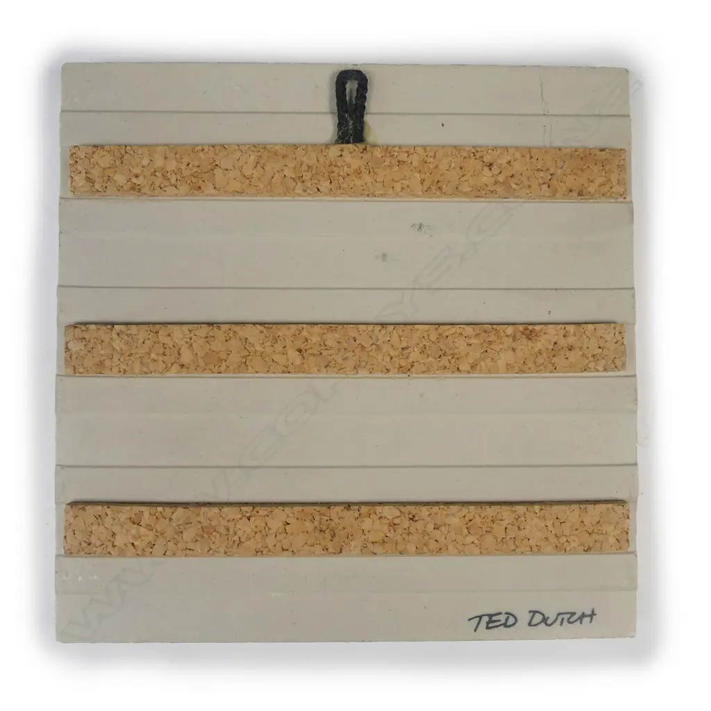 A Ted Dutch 'Horseman' glazed tile Image 1++