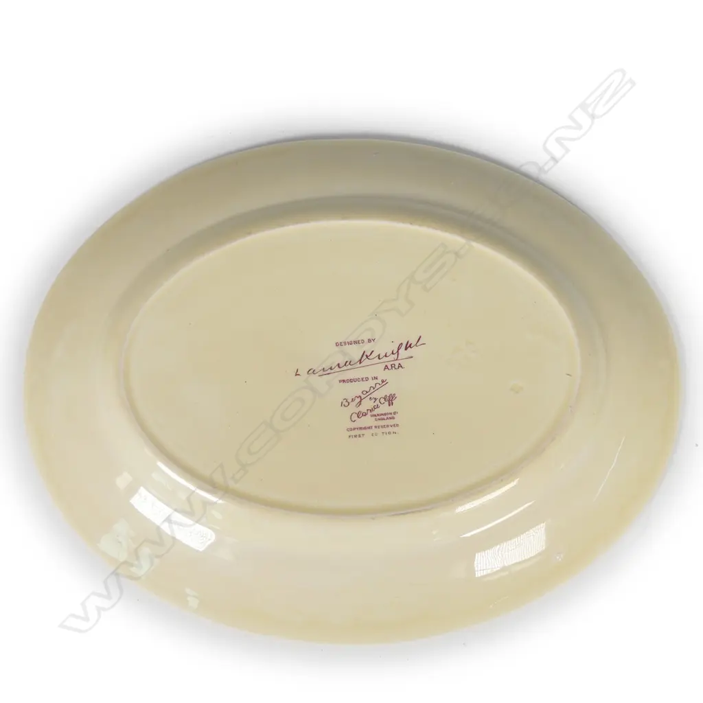 Three pieces of Clarice Cliff china Image 1++