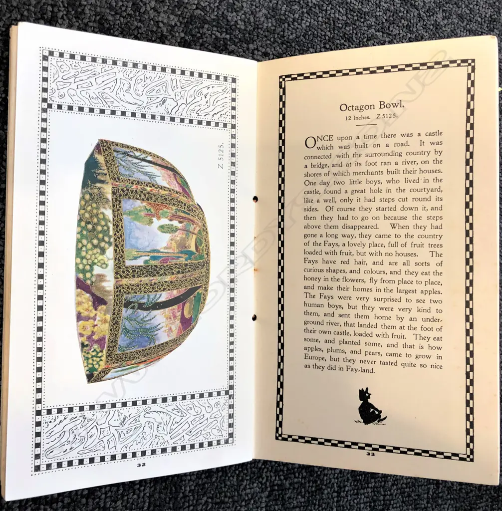 A large octagonal Wedgwood Fairyland lustre bowl by Daisy Makeig-Jones Image 1++