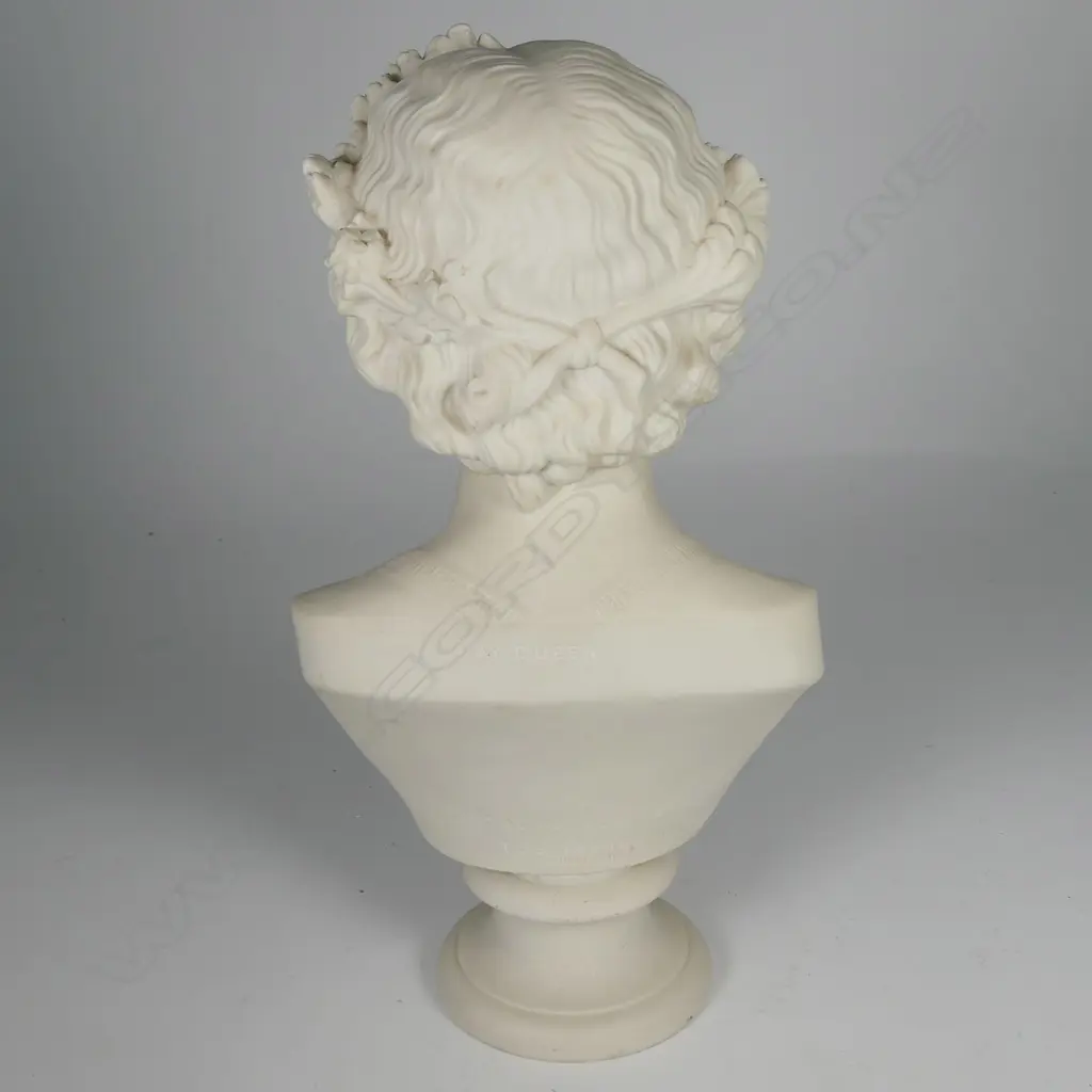 A Copeland Parian ware bust 'May Queen' Image 1++