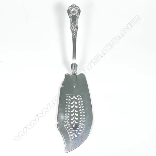 A Victorian Scottish silver fish slice
