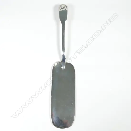 A George IV silver crumb tray