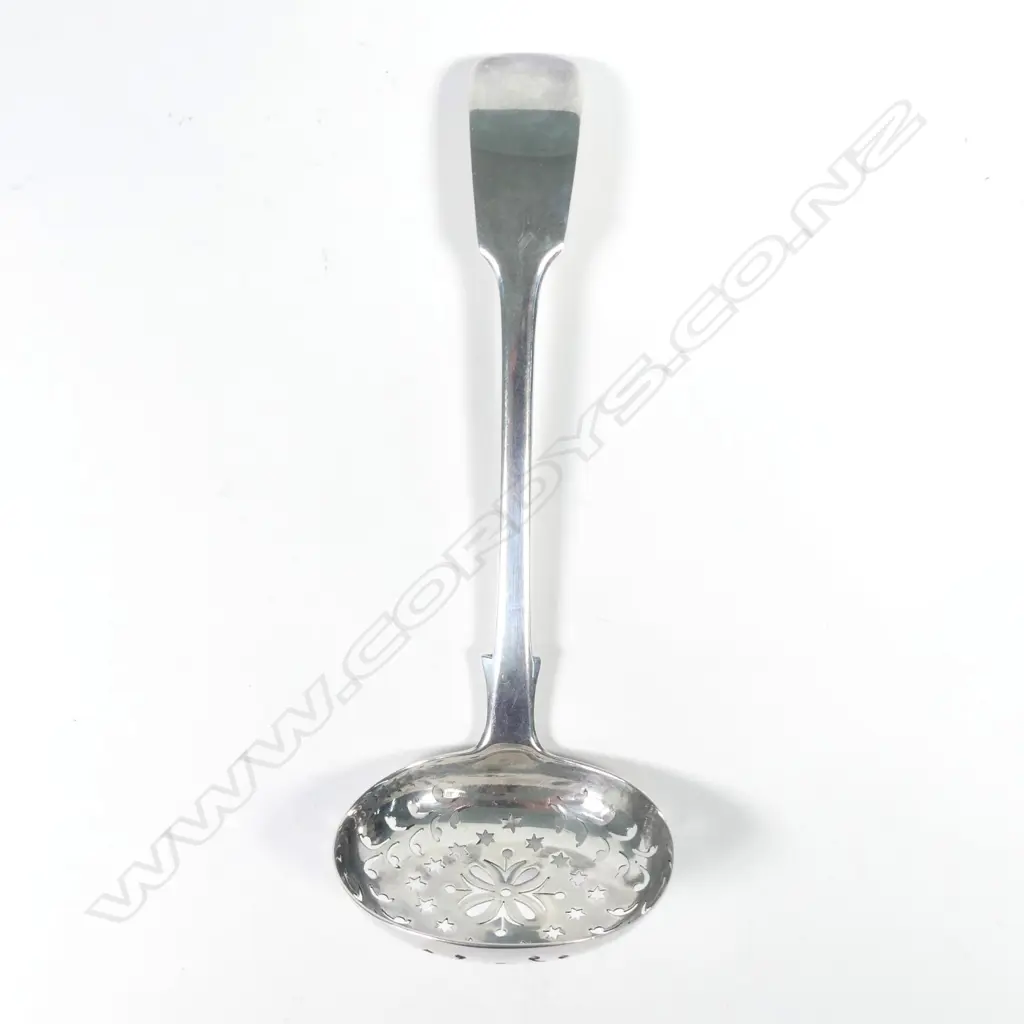 A Victorian silver sifter spoon Image 1++