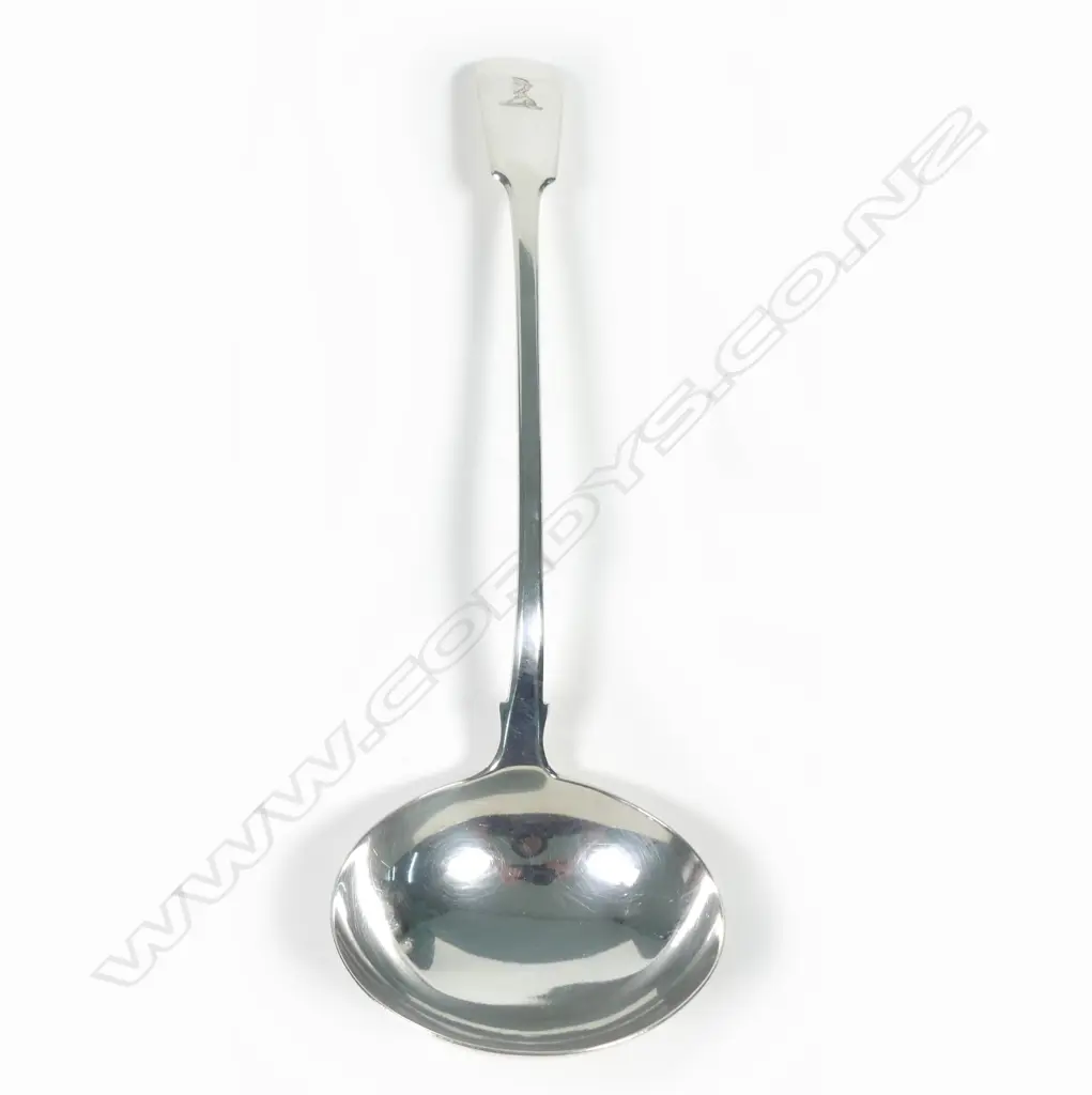 A George IV silver soup ladle Image 1++