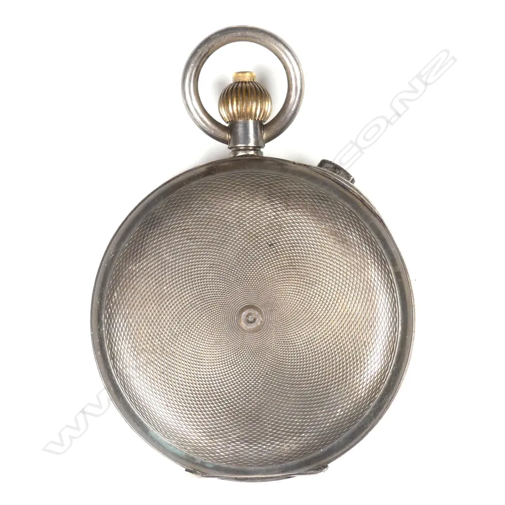 An early 20thC silver cased chronometer hunter pocket watch Image 1++