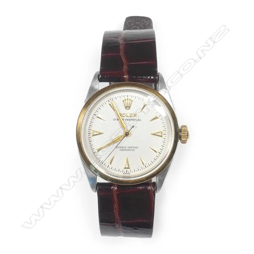 A gent’s 1954 vintage Rolex Oyster Perpetual Chronometer wristwatch Image 1++