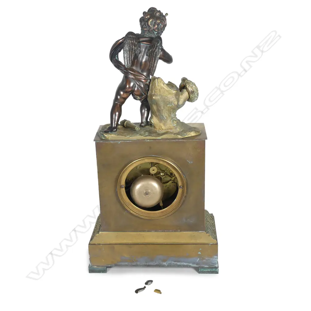 A French Louis Philippe gilt bronze mantel clock Image 1++
