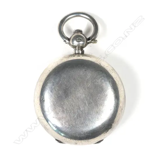 An early 20thC silver sovereign case