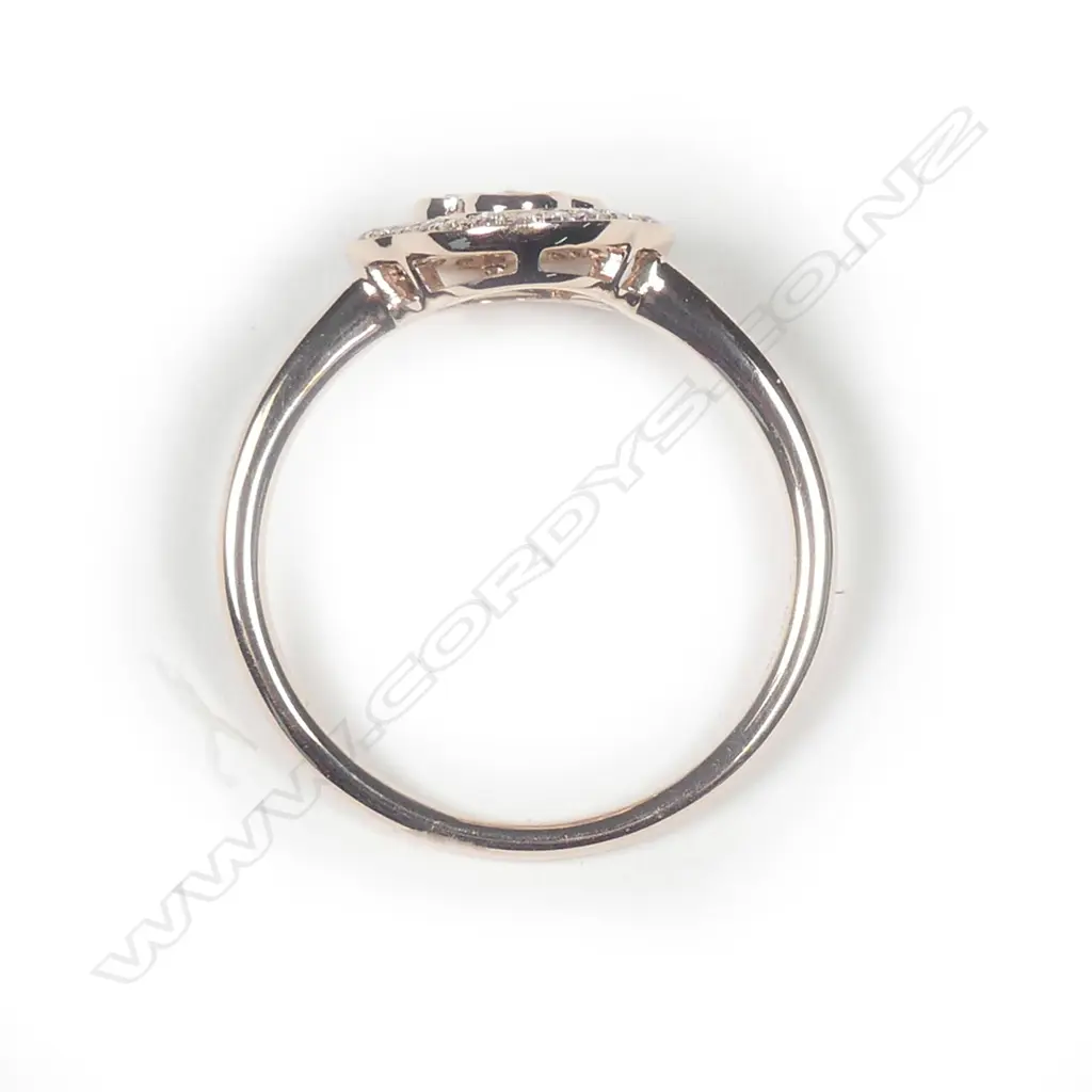 A 14ct yellow gold ruby and diamond ring Image 1++