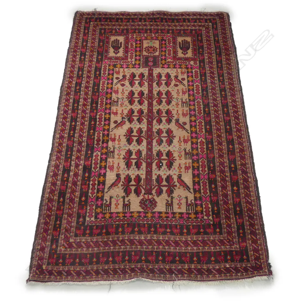 An Iranian Baluchi prayer rug Image 1++