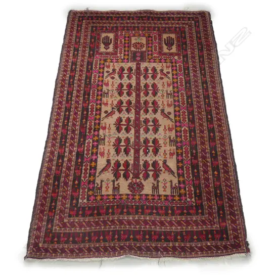 An Iranian Baluchi prayer rug