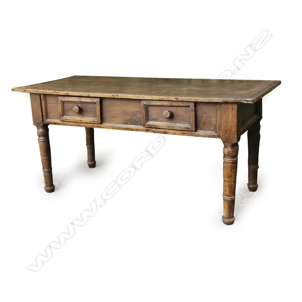 A 19thC chestnut Spanish side table Image 1++