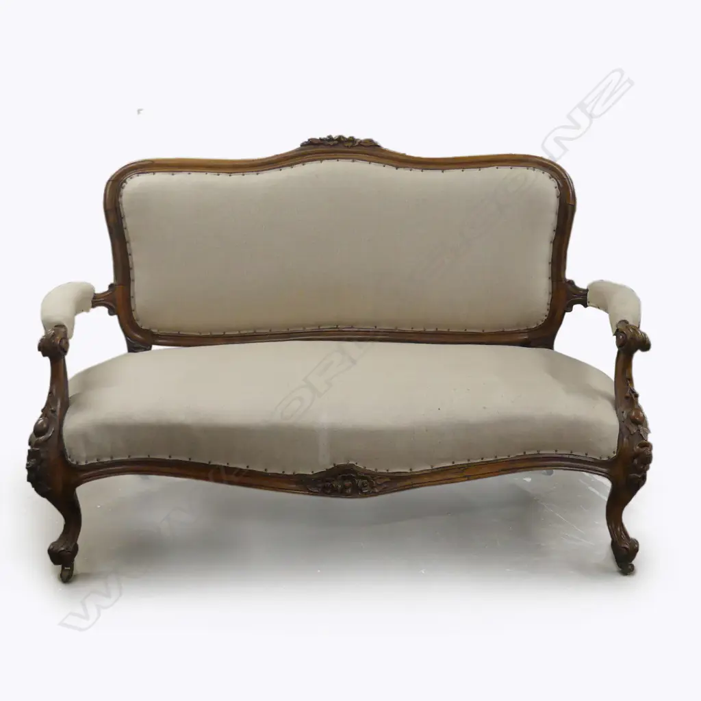 A French rosewood canape Image 1++