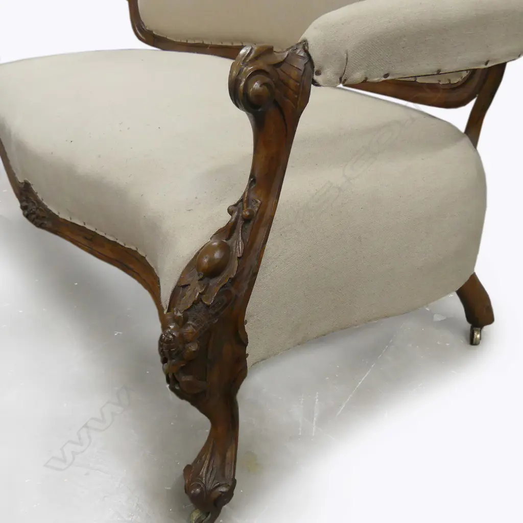 A French rosewood canape Image 1++