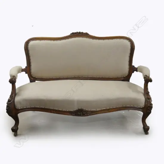 A French rosewood canape