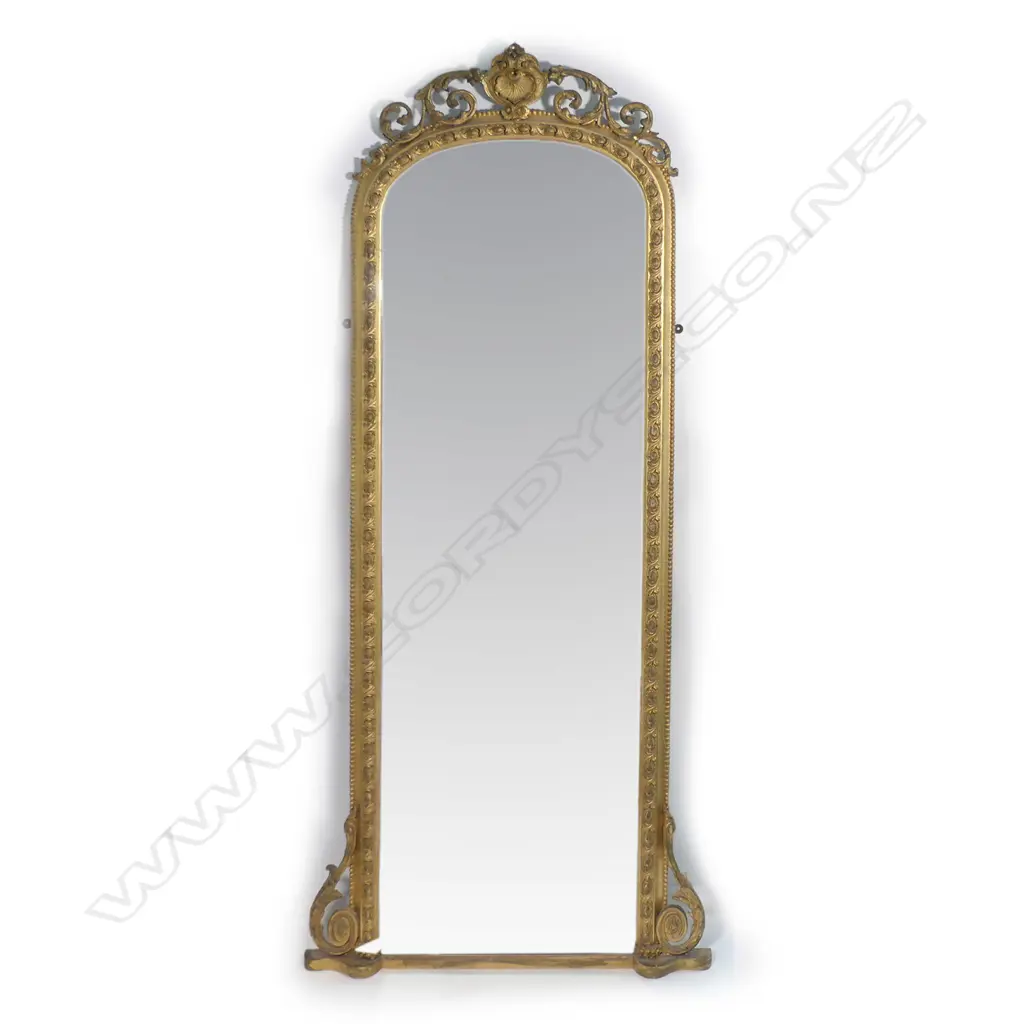 A vintage French style full length mirror Image 1++