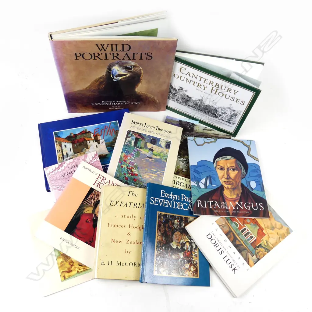 A selection of NZ art books Image 1++