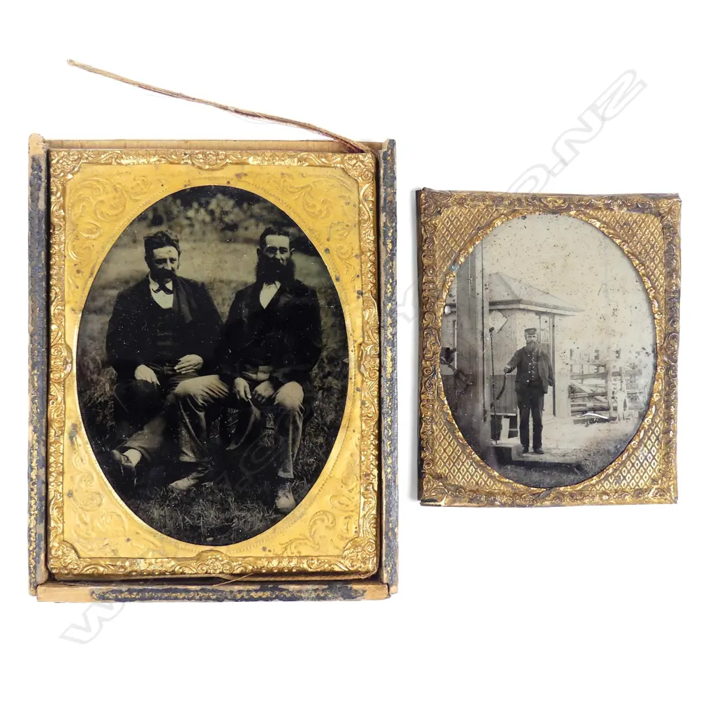 Two Victorian ambrotypes Image 1++