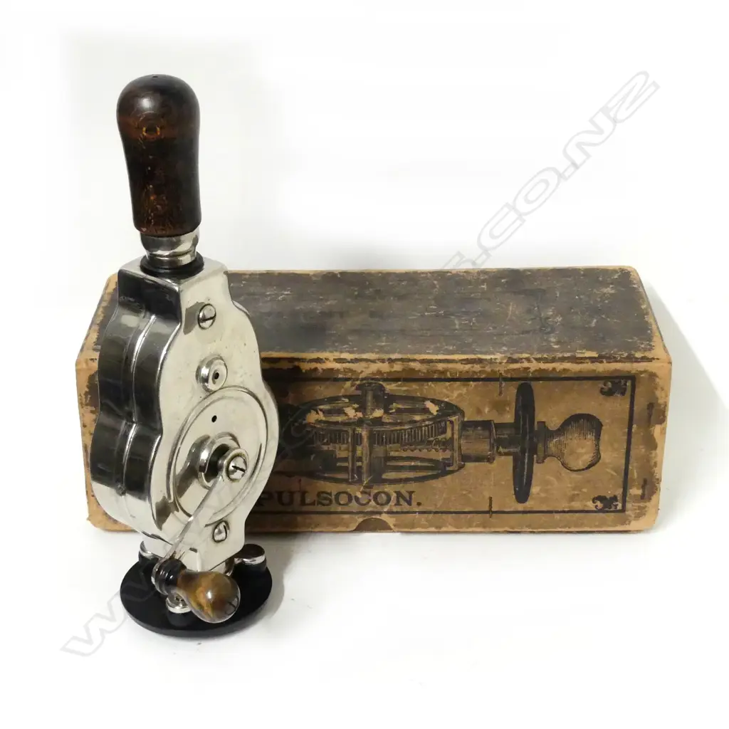 A Dr. Gerald Macaura’s patent 'Pulsocon' self-help blood circulator/massager Image 1++