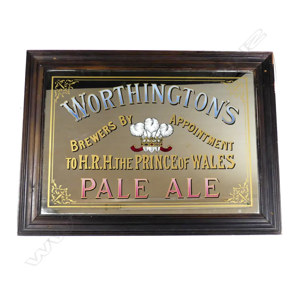 A Worthington's Pale Ale pub mirror Image 1++
