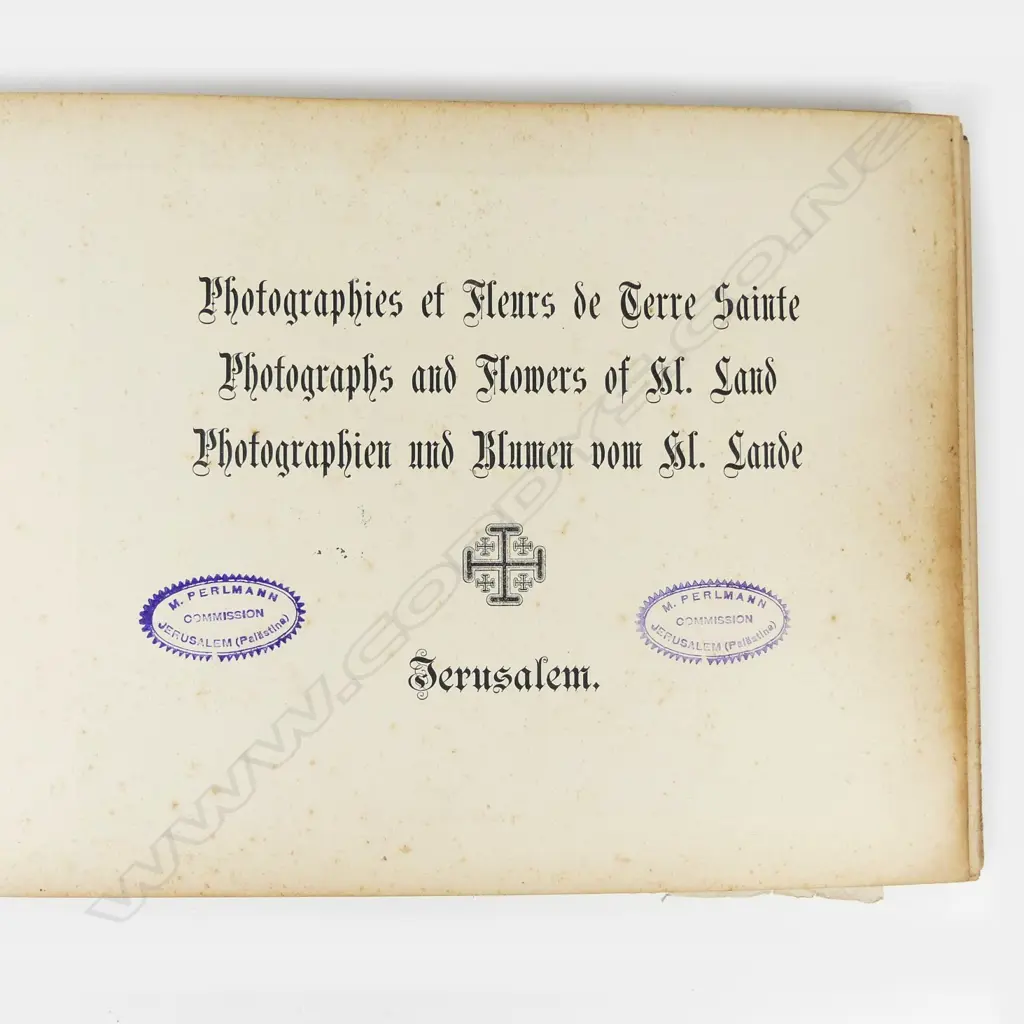 An olive wood souvenir album from Jerusalem Image 1++