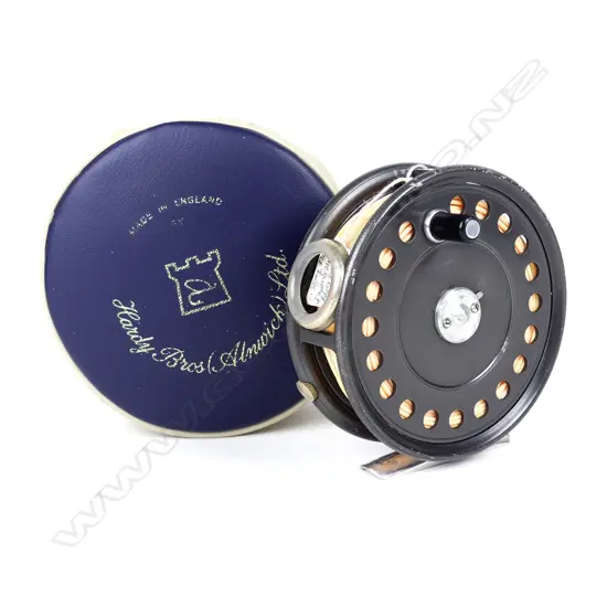 A Hardy St. George 3¾" fly reel