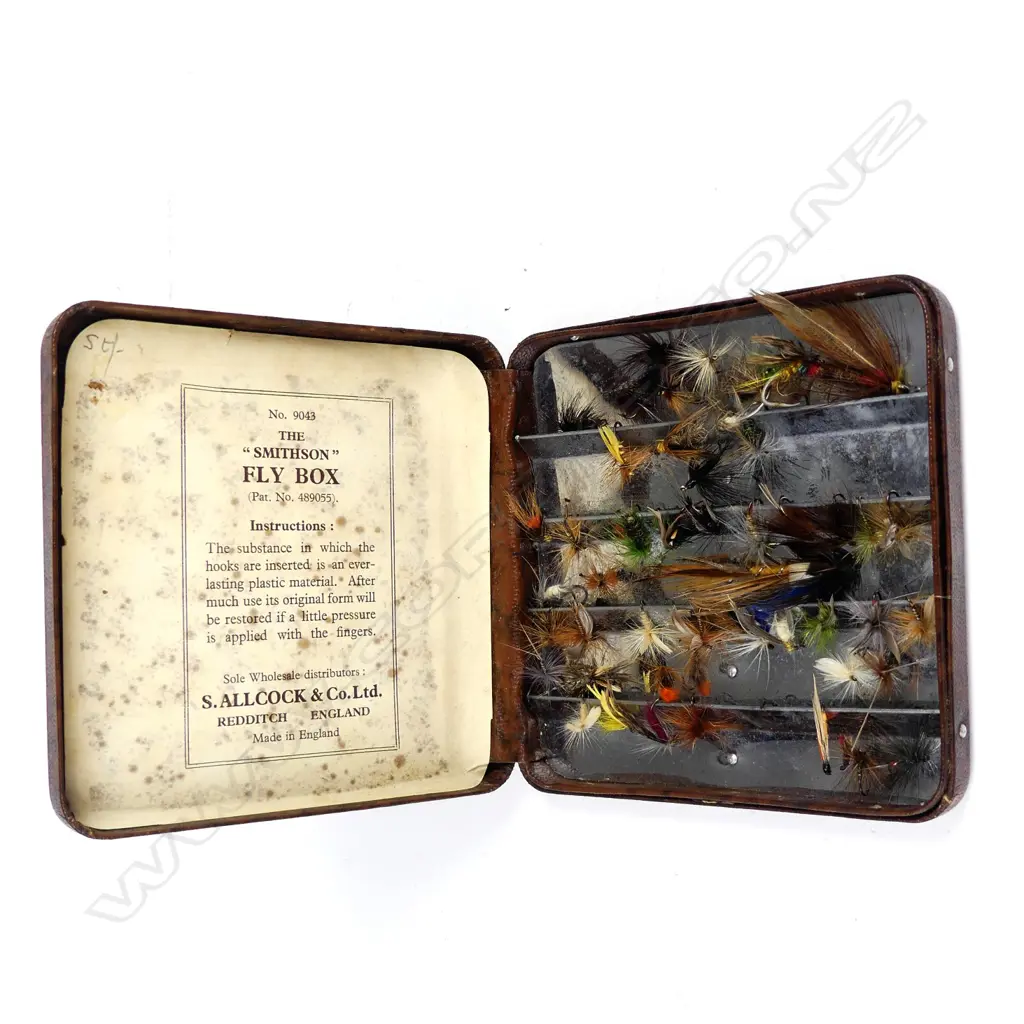 A rare large Allcock Smith fly box Image 1++