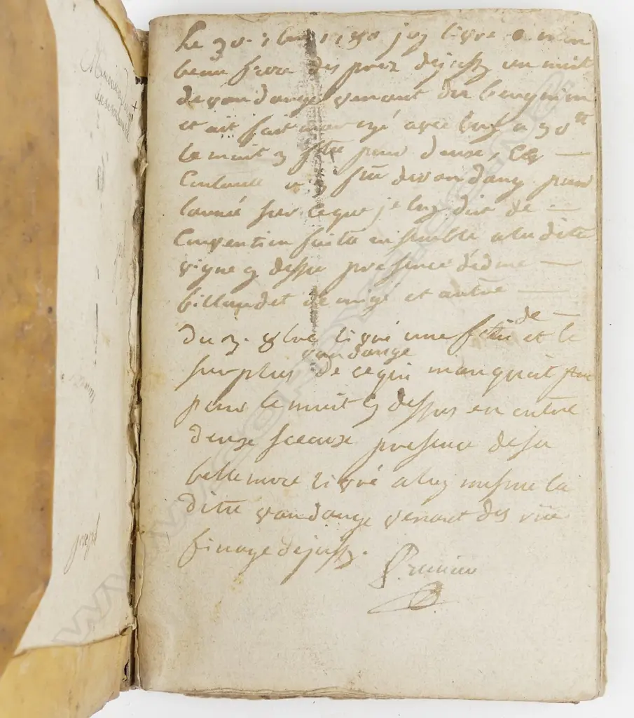 Two 18th/19thC French notebooks Image 1++