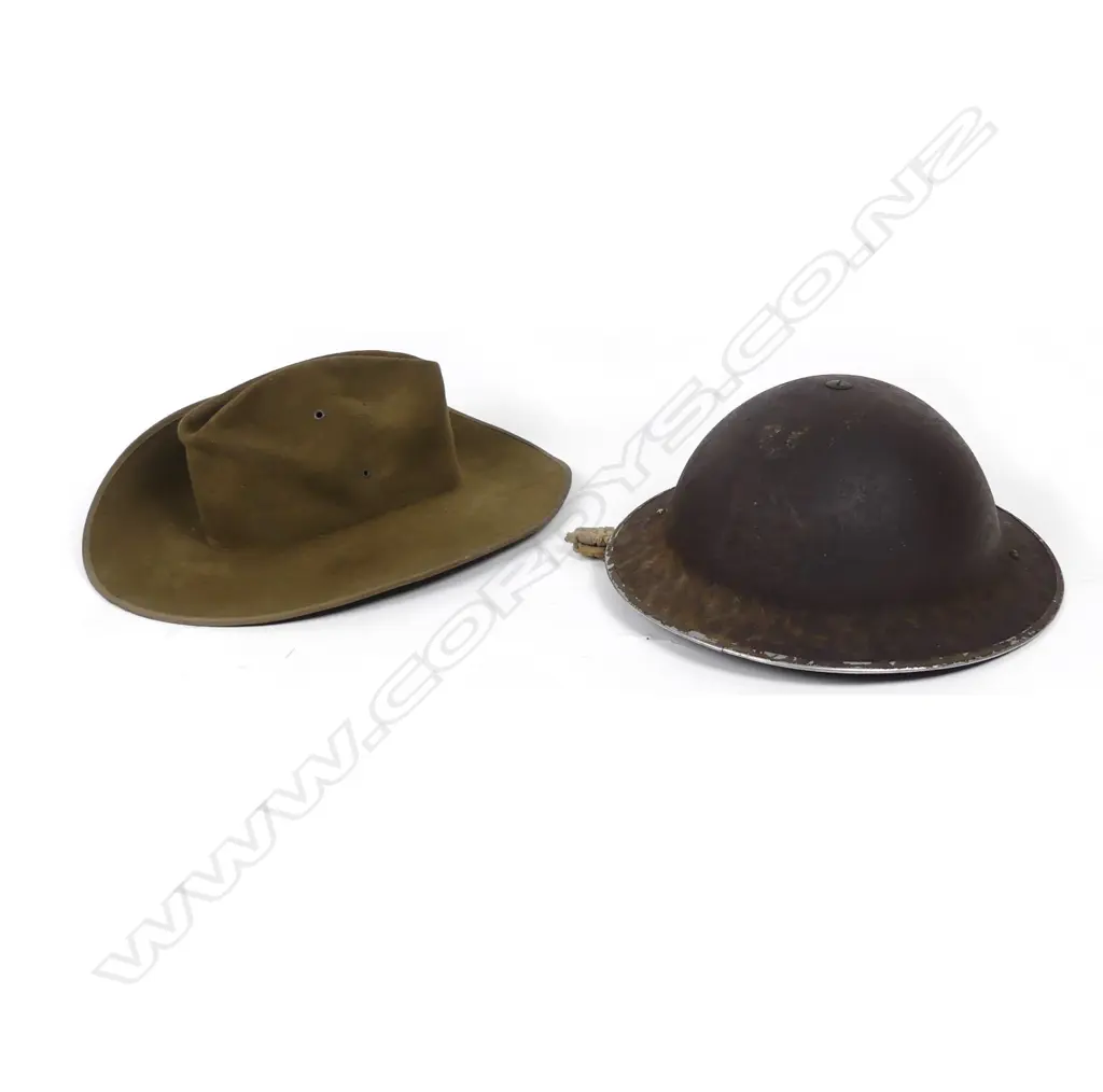 A WWII Australian Army slouch hat Image 1++