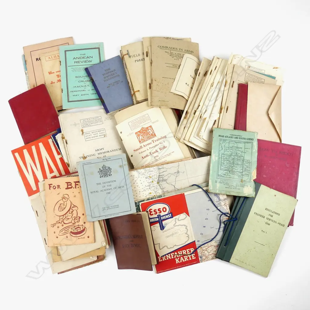 A collection of British WWII ephemera Image 1++