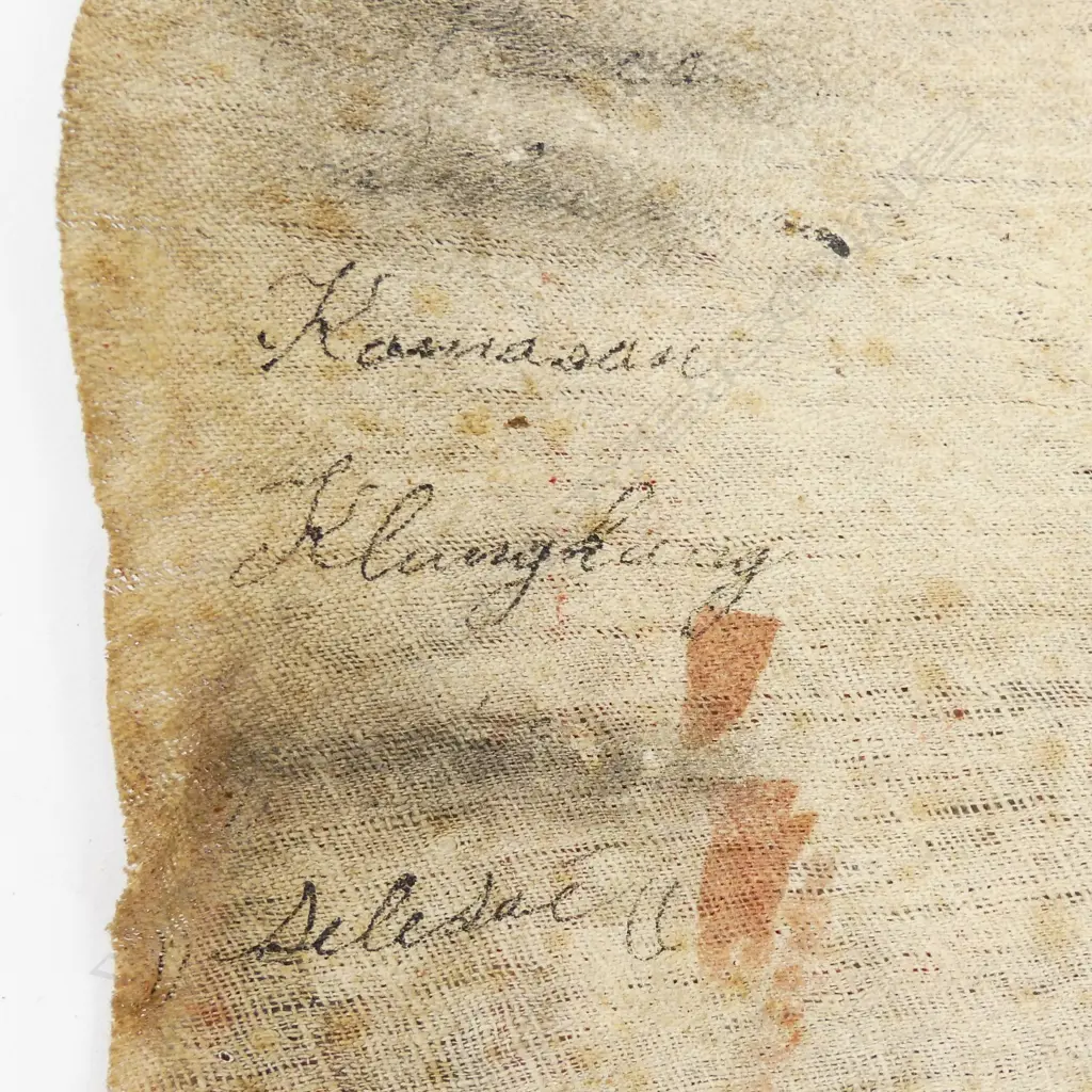 A Balinese painted linen scroll Image 1++