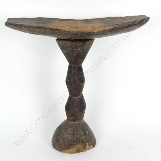 An African carved stool