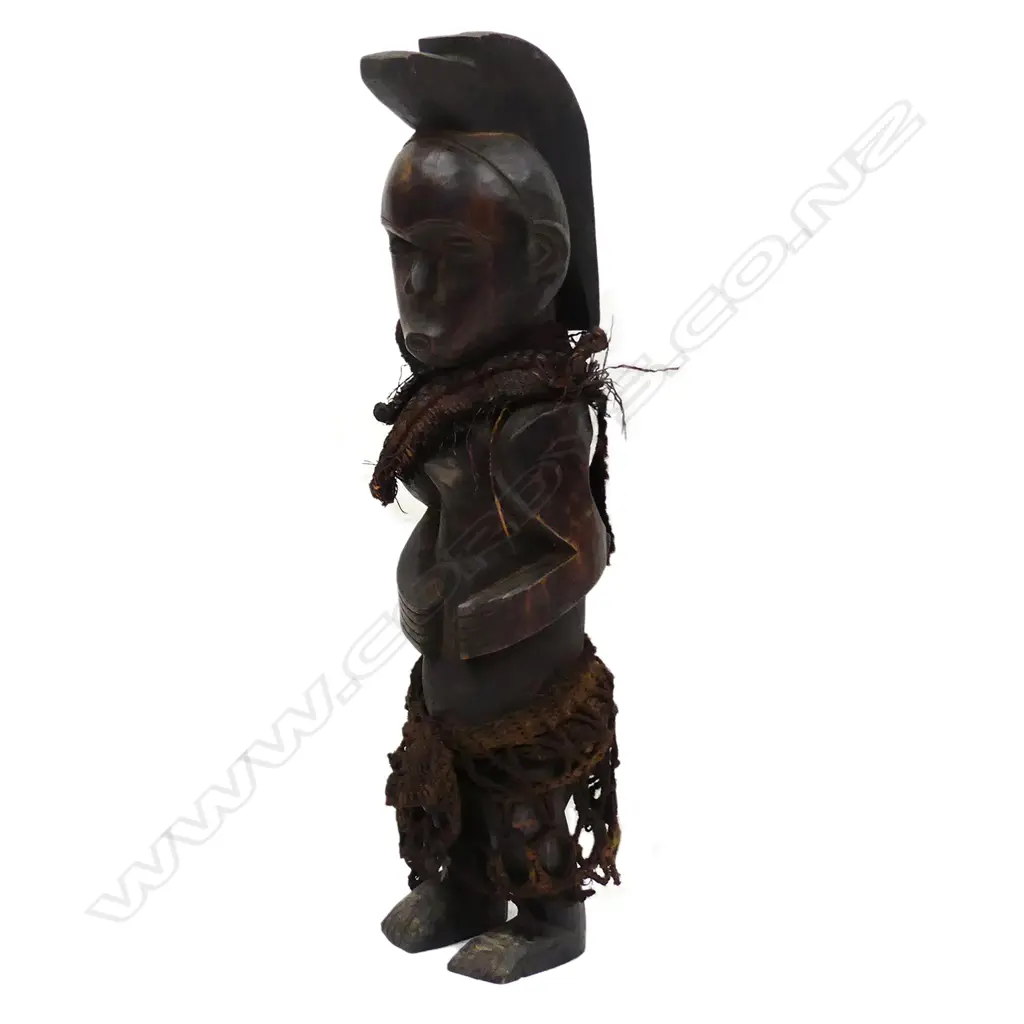 An Akye tribal carved figure Image 1++