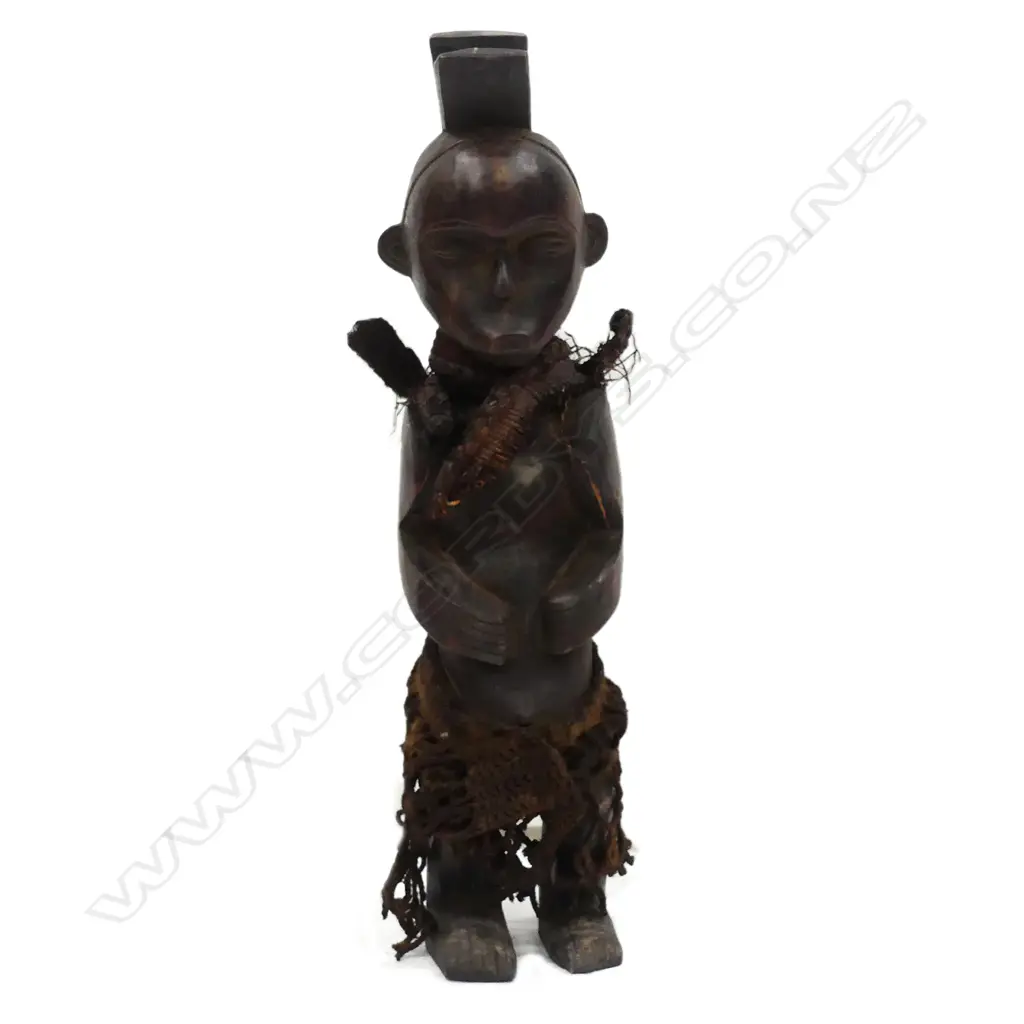 An Akye tribal carved figure Image 1++