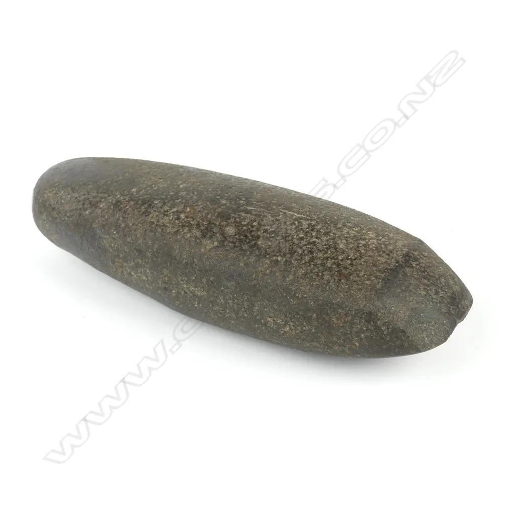 A Maori pre-European argillite toki (adze) Image 1++