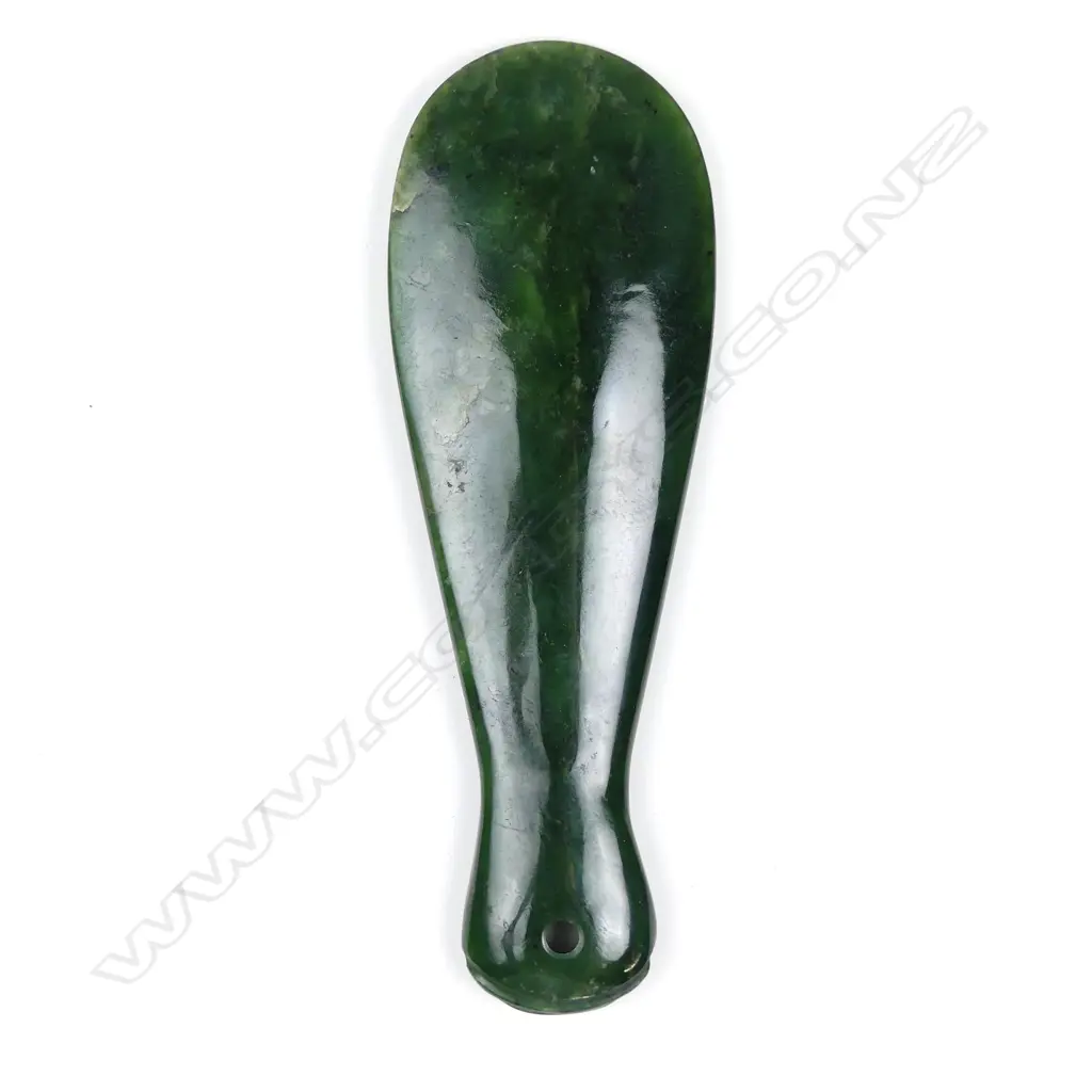 A contemporary nephrite miniature mere Image 1++
