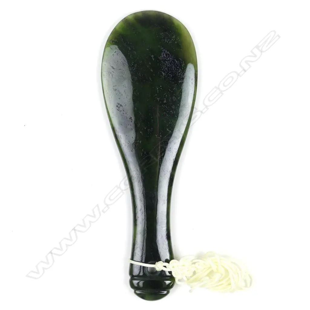 A contemporary nephrite miniature mere Image 1++