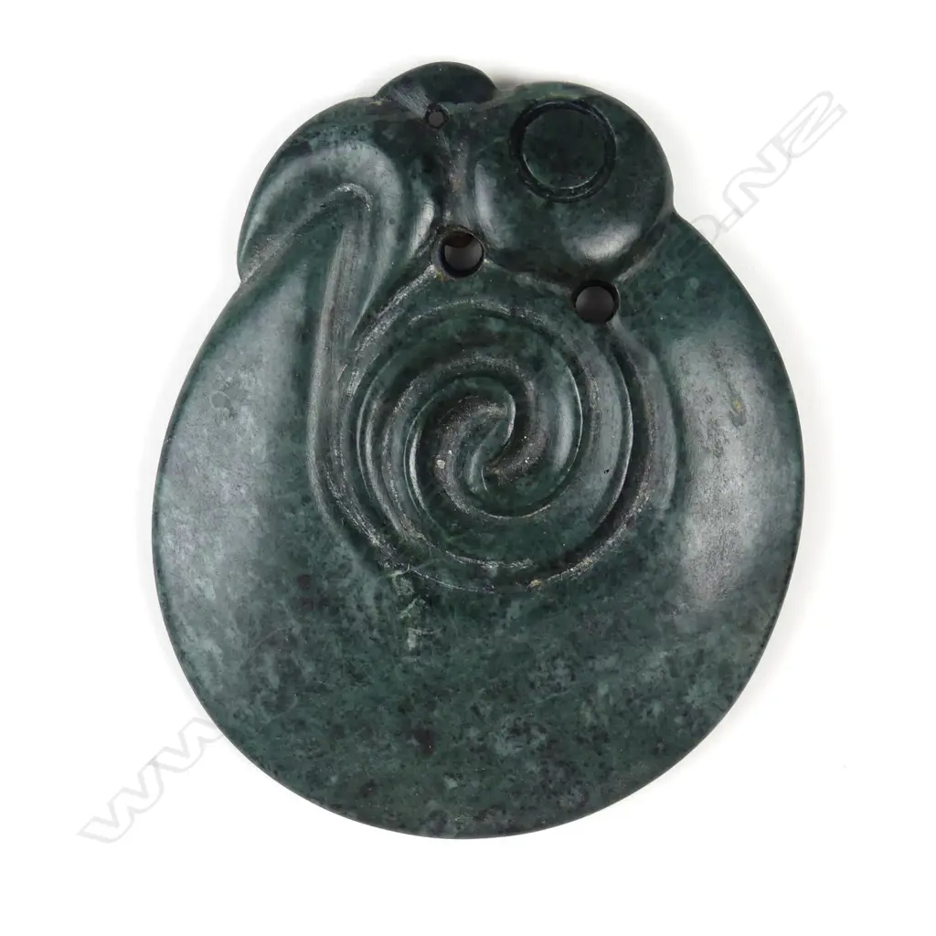A pounamu koropepe pendant Image 1++
