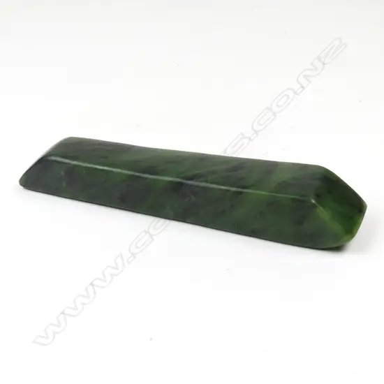 A pounamu adze blade